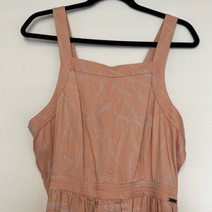 Prana beautiful summer dress with pockets and back zipper  Size L